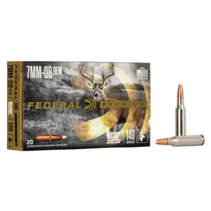 Colorado Gun Laws (2026): 15-Round Cap, SB25-003 Semi-Auto Ban & Red Flag Law 56 Federal Premium 7mm-08 Remington 140gr Nosler Accubond Rifle Ammo - 20 Rounds
