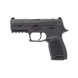 Sig Sauer P320 Compact 9mm 3.90" Compact Pistol 10rds, Black - Sleek and Reliable - 320C-9-BSSP-10