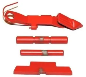 Centennial Defense Systems Extended Control Kit for Gen 1-4 Glock 2 Pins Red