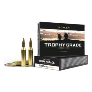 Nosler Trophy Grade TGA - 243 Win 100g PT SP (20ct) Ammunition 61046