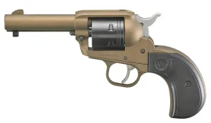 Ruger Wrangler 3.75" .22 LR Revolver With Birdshead Grips, Bronze - 2017