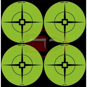 Targets & Training Brands 11 BIRCHWOOD CASEY Target Spots 3" Green Target - 40 targets