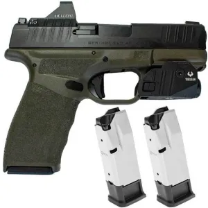 Springfield Armory Hellcat Pro OSP CatPac 9mm Luger 3.7in OD Green Pistol - 10+1 Rounds
