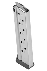 CMC Triggers Parts & Accessories 64 Chip McCormick Range Pro 1911 10 Round 9mm Magazine, Stainless - M-RP-9FS10
