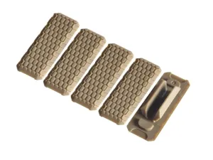 Strike Industries M-LOK Rail Cover V2 5 Pack FDE One Size SI-MLOK-COVER-V2-FDE