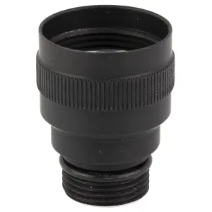 Arisaka Defense Tailcap Adapter, Fits Rail Mounted Streamlight ProTac HL-X, Anodized Finish, Black, Allows Use of SureFire Tailcaps on Rail Mounted Streamlight ProTac HL-X TA-RMHLX