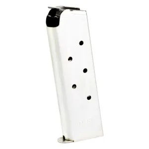 Kimber 1911 Magazine .45 ACP Stainless Steel 7 Round Full-Length Grip Compatibility