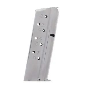 CMC Triggers Parts & Accessories 58 CMC Products Match Grade 1911 Compact 9mm 8-Round Stainless Steel Magazine