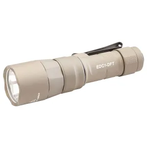 Surefire Everyday Carry Light (EDC-1-DFT), Dual-Fuel Turbo, Flashlight, 650 Lumens, Anodized Finish, Tan DC1-DFT-TN