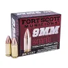Fort Scott Munitions 25 Fort Scott Munitions 9mm Nickel 115 gr Tumble Upon Impact (TUI) 20rd Box