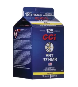 CCI VNT 17 HMR 17 gr VNT 125 Round Carton - 923CC