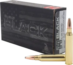 Hornady Black 75 gr InterLock HD 5.56 Ammo, 20rds/box - 81296