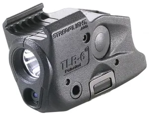 Streamlight SubCompact C4 LED Gun Mounted Light w/ Laser Glock 17-19 CR1/3N Red/White 100 Lumens Black
