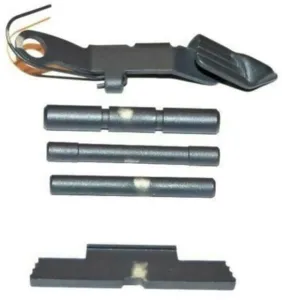 Centennial Defense Systems Lower Parts Kit for Gen 1-3 Glock 19 Serrated 5lb Mag Catch Spring 5lb Trigger Spring Glock Gray