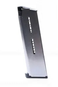 Wilson Combat 1911 Magazine .45 ACP Full-Size 7 Round Lo-Profile Steel Base Pad Silver