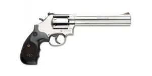 Oregon Gun Laws (2026): CHL, Measure 114 Status, SB 243 & Sandoval 39 Smith & Wesson Model 686 Plus 357 Mag Revolver, Silver w/ Black Grips - 150855