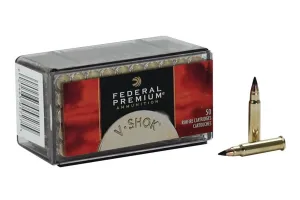 Federal Premium V-Shok 17 HMR 17 gr V-Max 50 Rounds Ammunition - P771