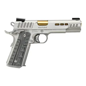 Utah Gun Laws (2026): Constitutional Carry, CFP, Stand Your Ground & Reciprocity 34 Kimber Pistol 1911 Rapide Dawn 45acp, 5" 8rd Silver