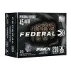 Federal Ammunition 17 Federal 45 Auto 230 gr JHP Punch 20/Box