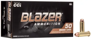 CCI Blazer Brass 38 Special 125gr FMJ Ammunition 50rds - 5204