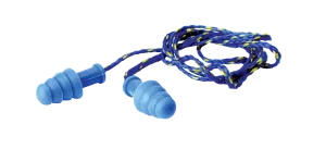 Walker's Parts & Accessories 12 Walkers Game Ear Contour Corded Ear Plugs 27dB 1 Pair (Blue)