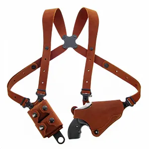 Galco Parts & Accessories 31 Galco Classic Lite 2.0 Shoulder Holster Brown for Smith & Wesson J-Frame 640 2.125