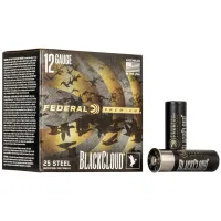 Federal Premium Black Cloud Waterfowl 12 Gauge Ammo 3-1/2" #3 Steel Shot 1-1/2 oz Case of 250 (10 Boxes of 25)