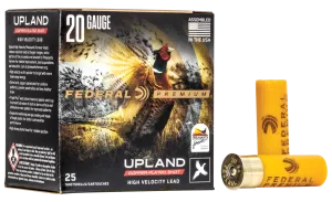 Federal Wing-Shok Pheasant 2.75" 1 oz 4 Shot 20ga Ammunition, 25rds - PF2044