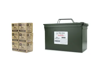 Pew Pew Exclusive Winchester Target & Practice Service Grade 9mm 115 Gr FMJ 300 Rounds in Heavy Duty Ammo Can
