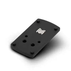 Monstrum Dovetail Red Dot Mounting Plate for Glock Pistols for Non-MOS Version Glocks RMSc Holosun K Black