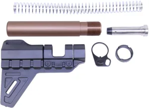 Guntec USA Parts & Accessories 29 Guntec USA AR-15 Micro Breach Pistol Brace Kit Anodized Bronze