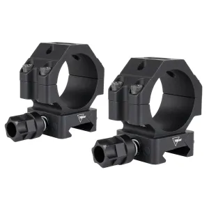 Trijicon Scope Rings, 30mm Low, Q-LOC, Fits Picatinny, Anodized Finish, Black AC22064