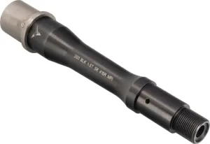 TRYBE Defense Match Series AR-15 .300 AAC Blackout Threaded Barrel 6 in Balance Profile 1/5 Twist 5/8x24 Black Nitride