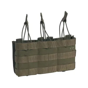 Tasmanian Tiger 3 SGL BEL MKII Double AR-15 MOLLE Magazine Pouch Shingle Olive