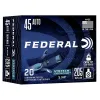 Federal Syntech Defense 45 ACP Segmented Jacketed Hollow Point 205 Grain 20 Rounds