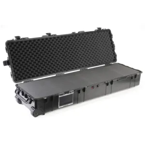 Pelican 1770 Scoped Rifle Case with Pre-Scored Foam Insert and Wheels 57" Polymer Black