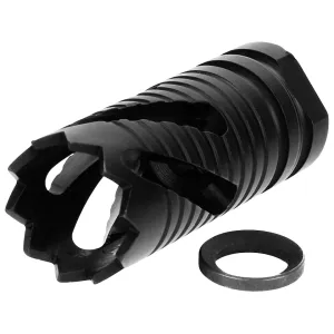 AR-STONER Crown Muzzle Brake 1/2"-28 Thread AR-15 5.56/223 Black