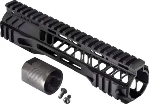 TRYBE Defense AR-15 M-LOK Lightweight Quad Handguard w/ Full Rail 9in Black