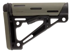 Hogue 15250 OverMolded Collapsible Buttstock - OD Green AR-15/M16/M4