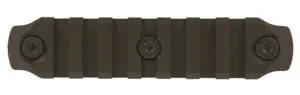 Bravo Company MFG KeyMod Picatinny Rail Section Aluminum Black