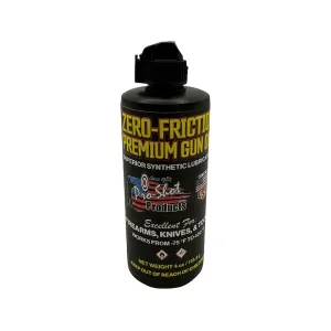 Pro-Shot Zero Friction Premium Synthetic Gun Oil Lubricant 4 oz Liquid