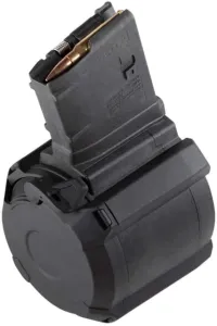 Magpul Industries PMAG GEN M3 AR-10/M110/SR25 Drum Rifle Magazine .308 Win/7.62x51mm NATO 50 Round Black 1 Pack Polymer 50RD