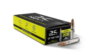 NOVX Close Encounter 110gr .300BLK Ammo, 20rds - 300BLK110CE-20