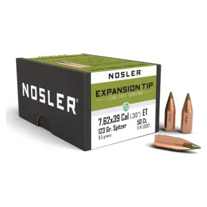 Nosler E-Tip ET - 7.62x39 123g SP BAND .640 (50ct) Bullets 59387