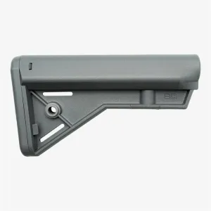 Magpul vs B5 Systems: AR-15 Furniture Compared 21 B5 Systems Gray Polymer Fixed Bravo Stock for AR-15 Mil-Spec