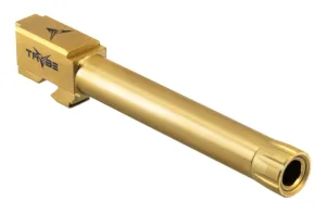 TRYBE Defense Grade Threaded Pistol Barrel Glock 17 1/2 x 28 Thread Gold TIN