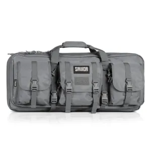Savior Equipment American Classic Shorty 28" Double Rifle Case - Gray