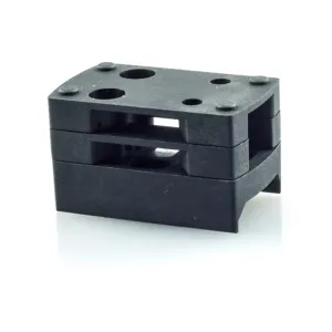 Shield Sights Aluminum Picatinny Red Dot Sight Mount with Triple Height Spacers Black