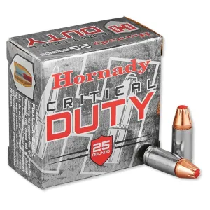 Hornady Critical Duty 9mm 124gr FlexLock Ammo, 25rds - 90216