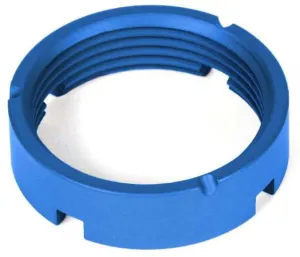 AT3 Tactical Castle Nut for AR-15 Buffer Tubes Blue